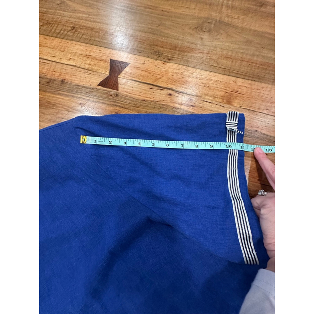 Melissa Harper Blue Linen Rayon Maxi Dress 22W - Picture 10 of 11